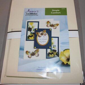 Annie's Card Maker Kit of the Month Club 3-D Simple Comfort Cardmaking Kit